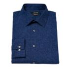 Men's Apt. 9&reg; Slim-fit Premier Flex Collar Stretch Dress Shirt, Size: 16.5-32/33, Blue (navy)