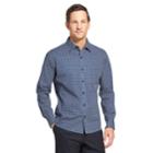 Men's Van Heusen Never Tuck Slim-fit Button-down Shirt, Size: Xxl, Blue