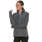 Women's Tek Gear&reg; Woven Blocked Microfleece Jacket, Size: Medium, Grey