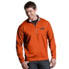Men's Oklahoma State Cowboys 1/4-zip Leader Pullover, Size: Medium, Black