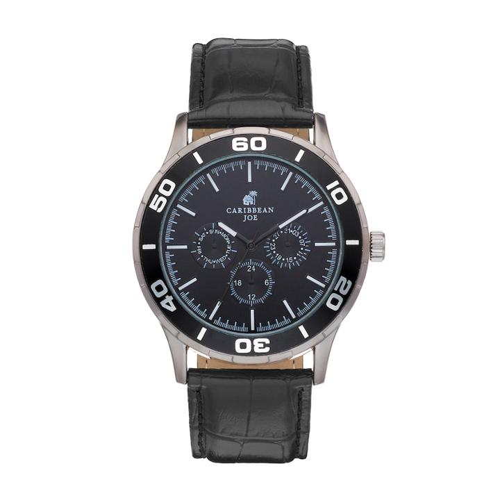 Caribbean Joe Men's Sport Watch - Cj7031gubk, Size: Large, Black