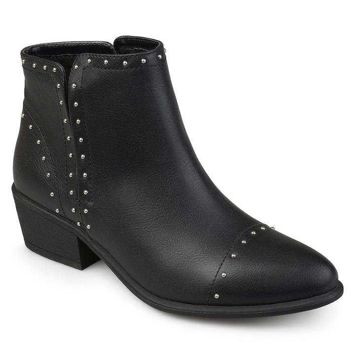 Journee Collection Gypsy Women's Ankle Boots, Size: Medium (7.5), Black