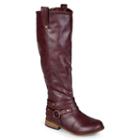 Journee Collection Walla Women's Knee-high Boots, Girl's, Size: 7 M Xwc, Red
