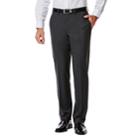 Men's J.m. Haggar Premium Slim-fit Stretch Flat-front Suit Pants, Size: 36x30, Grey (charcoal)