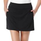 Women's Grand Slam Performance Solid Upf 50 Golf Skort, Size: Large, Oxford