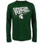 Boys 8-20 Michigan State Spartans Dimensional Long-sleeve Performance Tee, Boy's, Size: M(10-12), Green Oth