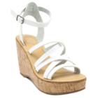 Sugar Jeez Women's Wedge Sandals, Size: Medium (9), White