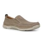 Izod Forman Men's Slip-on Shoes, Size: Medium (9.5), Beig/green (beig/khaki)