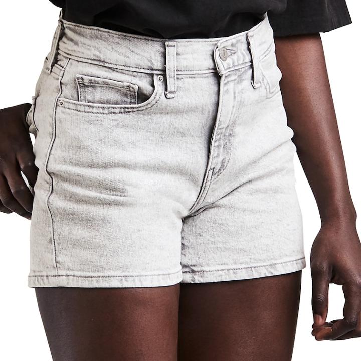 Women's Levi's&reg; High Rise Jean Shorts, Size: 26(us 2)m, Grey