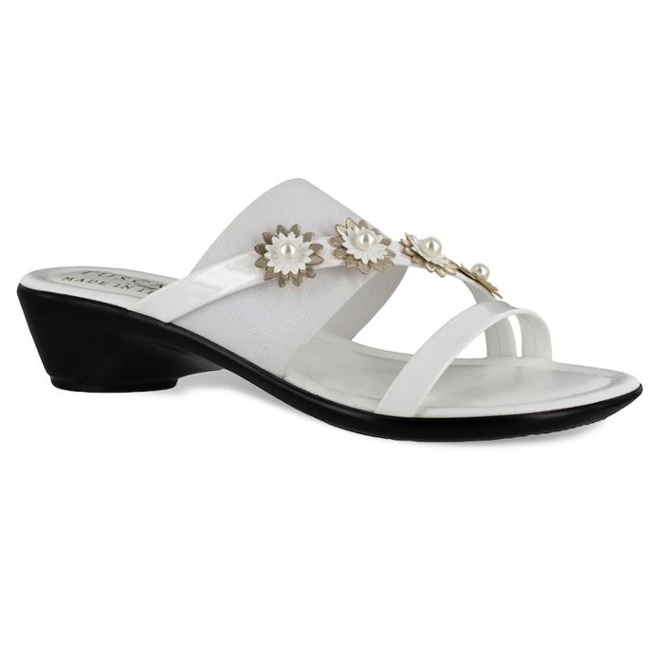 Tuscany By Easy Street Paradiso Women's Sandals, Size: Medium (10), White