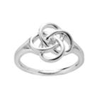 Boston Bay Diamonds Sterling Silver Diamond Accent Nautical Twist Ring, Women's, Size: 6, White