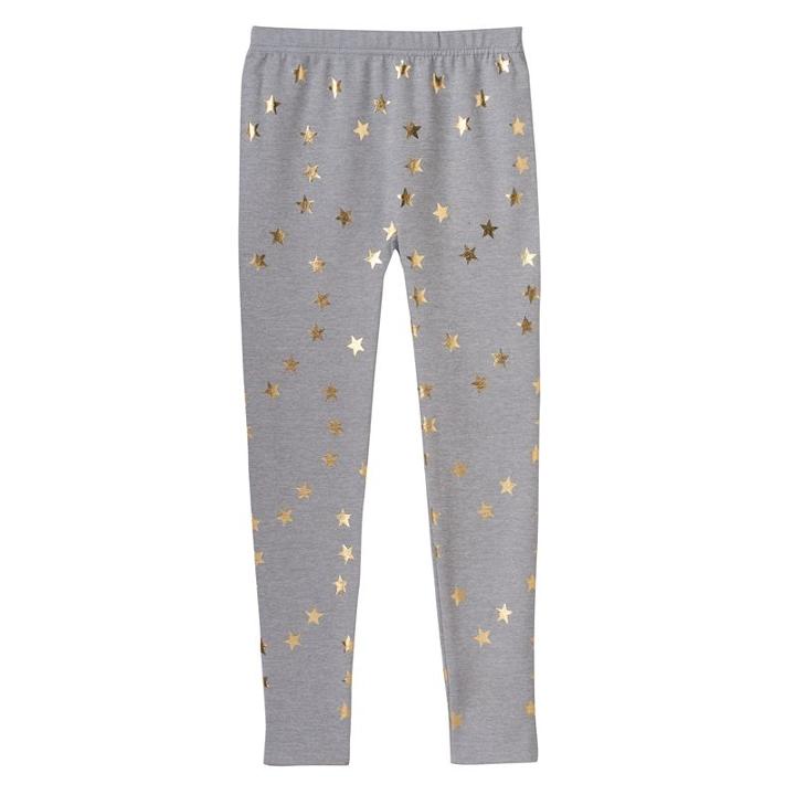 Girls 7-12 So&reg; Smooth Fleece-lined Seamless Leggings, Girl's, Size: Medium, Med Grey