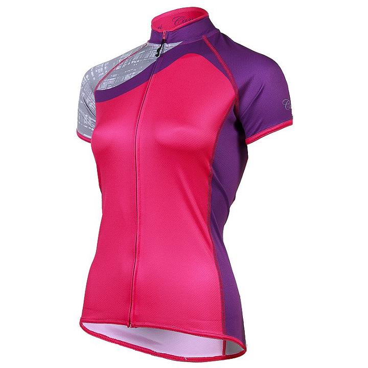 Women's Canari Espiral Full-zip Cycling Jersey, Size: Medium, Pink