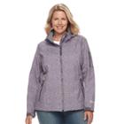 Plus Size Free Country Hooded Rain Jacket, Women's, Size: 2xl, Light Pink