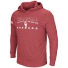 Men's Oklahoma Sooners Thermal Hooded Tee, Size: Small, Med Red