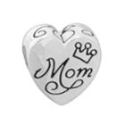 Disney Sterling Silver Mom & My Home Is My Castle Heart Bead, Women's, Grey