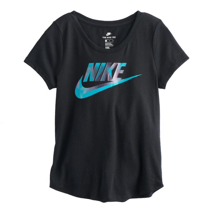 Girls 7-16 Nike Futura Graphic Tee, Size: Xl, Grey (charcoal)
