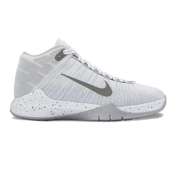 Nike Zoom Ascension Grade School Boys' Basketball Shoes, Size: 5, Natural