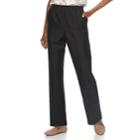 Women's Alfred Dunner Studio Pull-on Pants, Size: 16 Short, Black