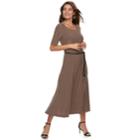 Women's Nina Leonard Solid Midi Dress, Size: Xl, Black