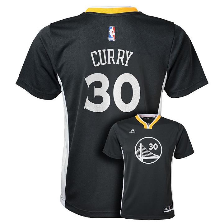 Boys 8-20 Adidas Golden State Warriors Stephen Curry Nba Replica Jersey, Size: Large, White