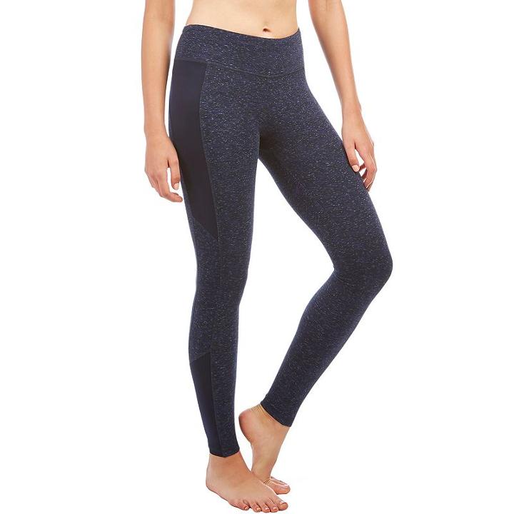 Women's Balance Collection Sierra Space Dye Leggings, Size: Medium, Blue (navy)