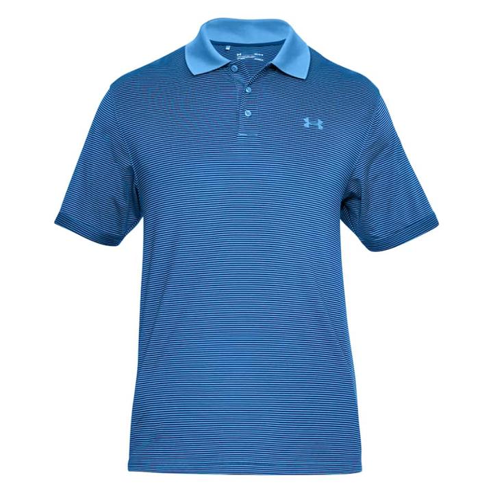 Men's Under Armour Performance Novelty Golf Polo, Size: Small, Brt Blue