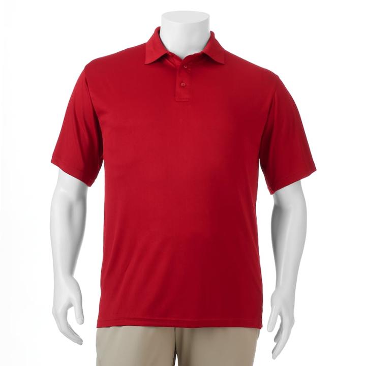 Big & Tall Champion Solid Performance Polo, Men's, Size: 4xb, Light Red