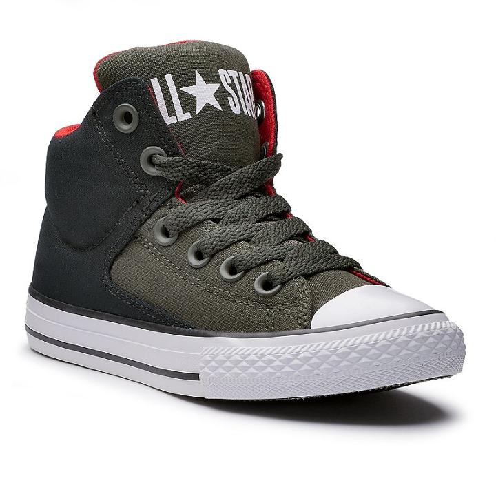 Kid's Converse High Street High-top Sneakers, Boy's, Size: 3, Black