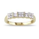 Lovemark 10k Gold 1/4 Carat T.w. Diamond Cluster Ring, Women's, Size: 9, White
