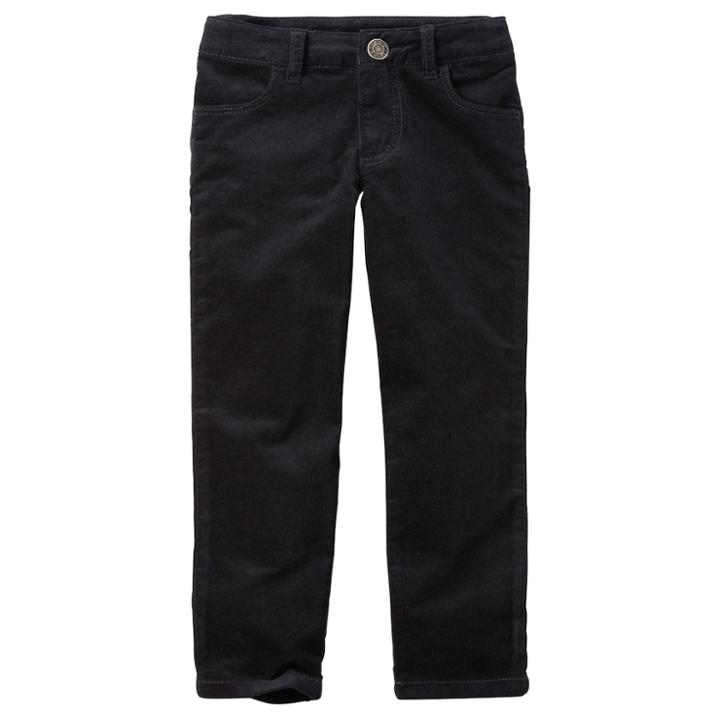 Girls 4-8 Carter's Corduroy Pants, Size: 7, Black