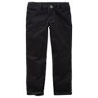 Girls 4-8 Carter's Corduroy Pants, Size: 7, Black