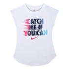 Girls 4-6x Nike Motion-blur Tee, Girl's, Size: 4, White
