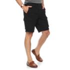 Men's Apt. 9&reg; Regular-fit Stretch Cargo Shorts, Size: 35, Black