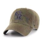 Men's '47 Brand Colorado Rockies Sector Clean Up Hat, Brown