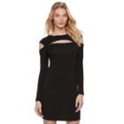 Women's Rock & Republic&reg; Embellished Sheath Dress, Size: Medium, Black