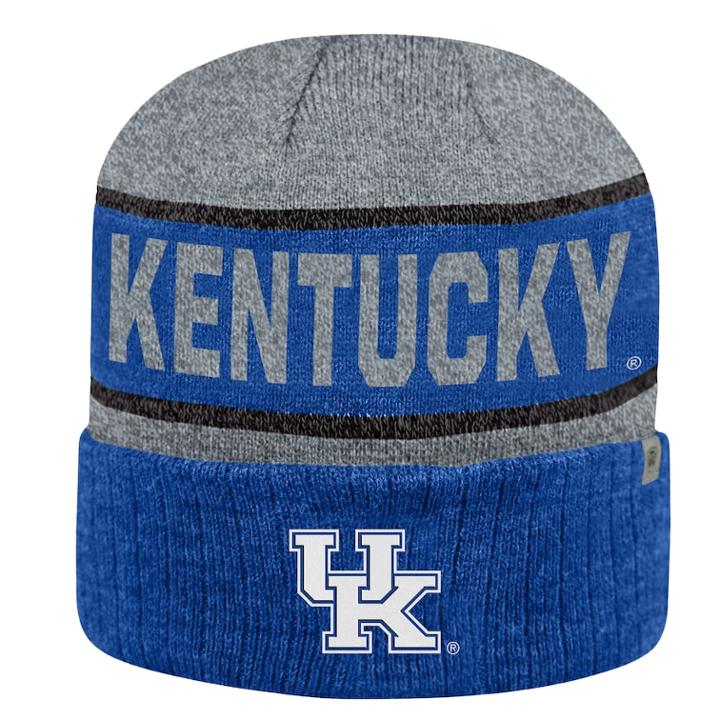 Adult Top Of The World Kentucky Wildcats Below Zero Ii Beanie, Adult Unisex, Med Blue