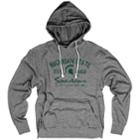 Men's Michigan State Spartans Hooded Tee, Size: Small, Gray