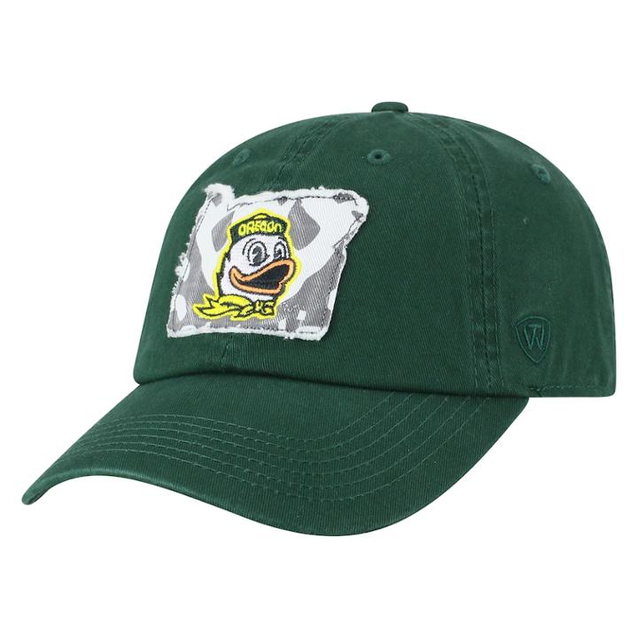 Adult Top Of The World Oregon Ducks Slove Cap, Women's, Dark Green