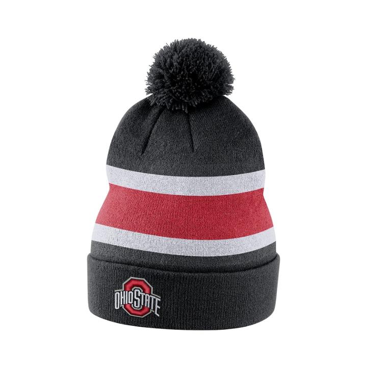 Adult Nike Ohio State Buckeyes Sideline Beanie, Men's, Black
