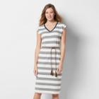 Women's Sonoma Goods For Life&trade; T-shirt Dress, Size: Large, Med Grey