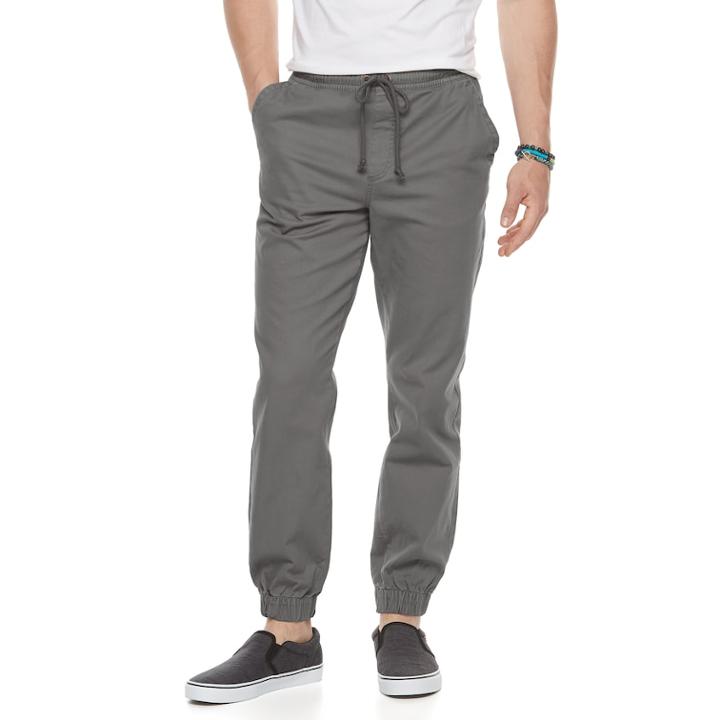 Men's Urban Pipeline&reg; Maxflex Twill Jogger Pants, Size: Xl, Grey