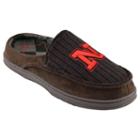 Nebraska Cornhuskers Men's Slippers, Size: Medium, Brown