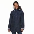 Women's D.e.t.a.i.l.s Hooded Anorak Jacket, Size: Medium, Blue (navy)