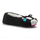 Women's So&reg; Critter Ballerina Slippers, Size: Xl, Black