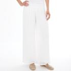 Women's Apt. 9&reg; Gauze Palazzo Pants, Size: Regular, White Oth