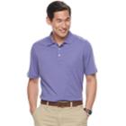 Men's Croft & Barrow&reg; Signature Interlock Polo, Size: Medium, Med Purple