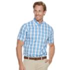Men's Dockers&reg; Comfort Stretch Classic-fit Woven Button-down Shirt, Size: Small, Blue