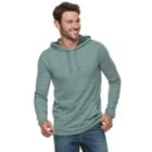 Men's Sonoma Goods For Life&trade; Double-knit Hoodie, Size: Medium, Dark Green