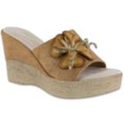 Tuscany By Easy Street Castello Women's Wedge Sandals, Size: Medium (11), Dark Brown